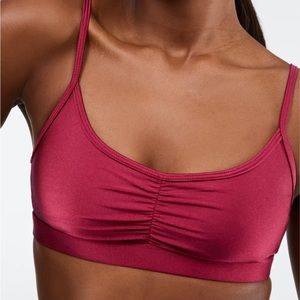 (NEW!) Adley Low Impact Sports Bra | Cherry Burst Shine | small